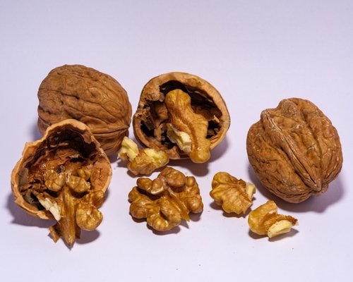 variety of nuts including almonds and walnuts